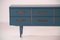 Vintage Scandinavian Blue Teak Sideboard, 1960s 11