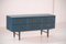 Skandinavisches blaues Vintage Teaksideboard, 1960er 3