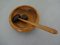 Vintage Danish Oak & Rosewood Nutcracker Bowl & Hammer Set, 1960s, Image 22