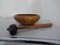 Vintage Danish Oak & Rosewood Nutcracker Bowl & Hammer Set, 1960s, Imagen 13