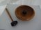 Vintage Danish Oak & Rosewood Nutcracker Bowl & Hammer Set, 1960s 16