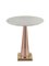 Mesa de centro de latón y aluminio con tablero de mármol de Simone Calcinai para Brass Brothers & Co., Imagen 2