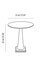 Tavolino da caffè in ottone e alluminio con ripiano in marmo di Simone Calcinai per Brass Brothers & Co., Immagine 3