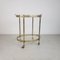 Vintage Brass and Glass 2-Tier Trolley 7