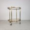 Vintage Brass and Glass 2-Tier Trolley, Image 6