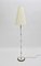 Lampadaire Mid-Century en Laiton et en Cristal, Italie, 1940s 1