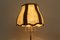 Vintage Stehlampe aus Messing & Bleikristall, 1930er 5