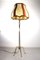 Vintage Brass and Lead Crystal Floor Lamp, 1930s, Imagen 14