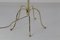 Vintage Brass and Lead Crystal Floor Lamp, 1930s, Image 17