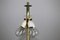 Vintage Brass and Lead Crystal Floor Lamp, 1930s, Image 20