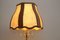 Vintage Stehlampe aus Messing & Bleikristall, 1930er 15