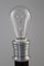 Vintage Tischlampe aus Aluminium & Holz, 1920er 4