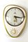 German Ceramic and Glass Clock with Egg Timer from Junghans, 1950s 7
