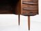 Mid-Century Danish Rosewood Veneer Desk, 1960s 5