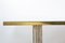 Vintage Brass & Glass Table 3