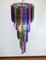 Vintage Italian Multicolored Glass and Metal Mariangela Chandelier, 1983 6