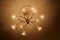 Lámpara de araña vienesa de 12 llamas de Emil Stejnar para Rupert Nikoll, años 50, Imagen 9