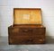 Industrial German Wood Suitcases with Leather Handles, 1930s, Set of 3 7