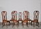 Chaises de Salon Mid-Century en Frêne, Italie, 1950s, Set de 7 2