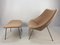 Vintage Oyster Lounge Chair & Ottoman Set by Pierre Paulin for Artifort, 1960s, Imagen 1