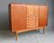 Credenza Mid-Century in quercia e teak, Danimarca, anni '60, Immagine 1