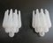 Vintage Glass Petal Drop Sconces, 1979, Set of 2, Image 11