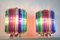 Multicolored Quadriedri Mariangela Table Lamps, 1981, Set of 2 9