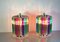 Lampes de Bureau Quadriedri Mariangela Multicolore, 1981, Set de 2 5