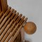 Vintage Prototype Wooden Slatted Chair, 1980s, Image 9
