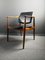 Teak & Leather Desk Chair by Arne Vodder for Bo-Ex Bovirke, 1950s, Imagen 1