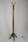 Art Deco French Carved Wooden Torchiere Floor Lamp, 1930s, Image 2