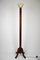 Art Deco French Carved Wooden Torchiere Floor Lamp, 1930s 1