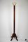 Art Deco French Carved Wooden Torchiere Floor Lamp, 1930s, Image 1