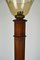 Französische Art Deco Geschnitzte Holz Torchiere Stehlampe, 1930er 6