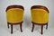 Antique French Carved Mahogany Tub Chairs, Set of 2, Image 9