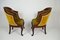 Antique French Carved Mahogany Tub Chairs, Set of 2, Image 5