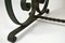 Art Deco Style Wrought Iron Coffee Table with Marble Top, 1940s, Image 12