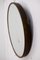 Small Italian Brass Round Mirror, 1960s 5