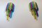 Vintage Multicolored Quadriedri Mariangela Sconces, 1980s, Set of 2 3