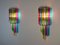 Vintage Multicolored Quadriedri Mariangela Sconces, 1980s, Set of 2 10