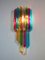 Vintage Multicolored Quadriedri Mariangela Sconces, 1980s, Set of 2 6