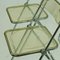 Plia Folding Chairs by Giancarlo Piretti for Castelli, 1960s, Set of 4 5