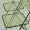 Plia Folding Chairs by Giancarlo Piretti for Castelli, 1960s, Set of 4, Image 5