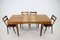 Czechoslovak Dining Table & 4 Chairs Set, 1950s, Image 11