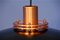 Danish Copper Pendant Lamp from Form Light, 1970s 6