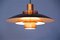 Danish Copper Pendant Lamp from Form Light, 1970s, Image 4