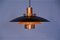 Danish Copper Pendant Lamp from Form Light, 1970s 1