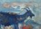Tableau Huile sur Toile La Chèvre Vintage par Joseph Pignon 11