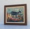 Vintage Le Chevre Öl auf Leinwand Gemälde von Joseph Pignon 4