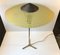 Vintage Swiss Brass & Checkered Glass Tripod Table Lamp, 1960s 7